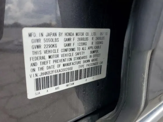 2010 Acura RL Tech Pkg