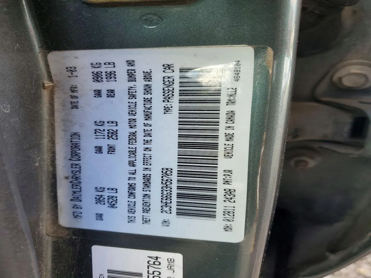 2003 Chrysler 300M