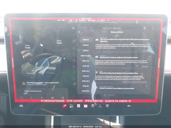 2018 Tesla Model 3 Long Range Battery