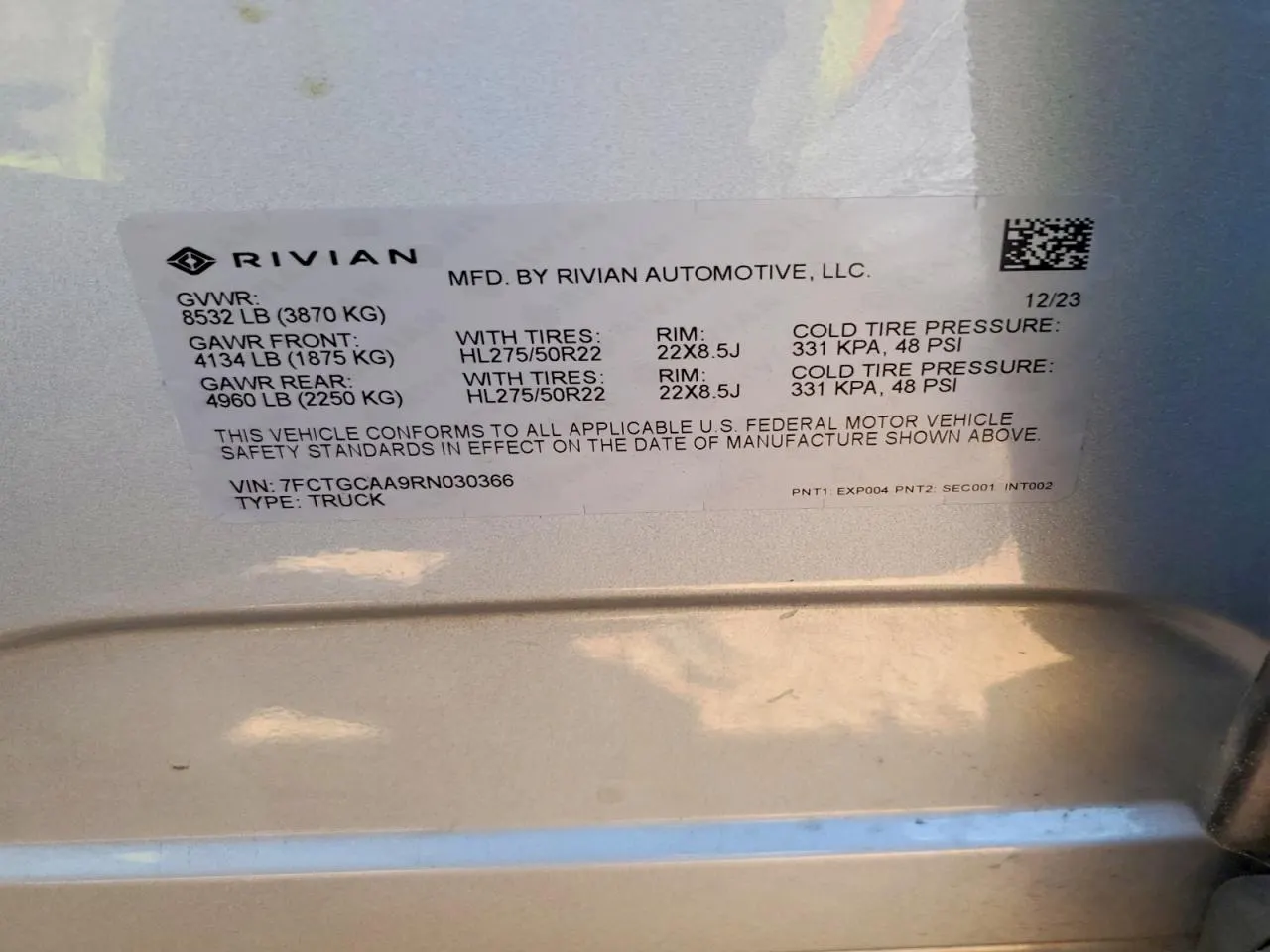 2024 Rivian R1T Adventure