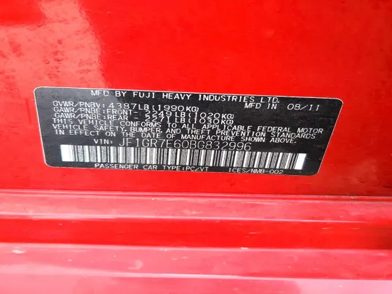 2011 Subaru Impreza Wagon WRX WRX