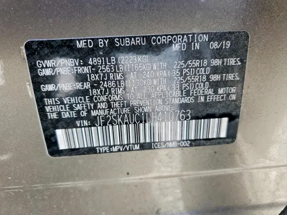 2020 Subaru Forester Limited