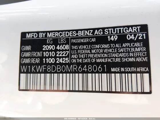 2021 Mercedes-Benz C-Class C 300