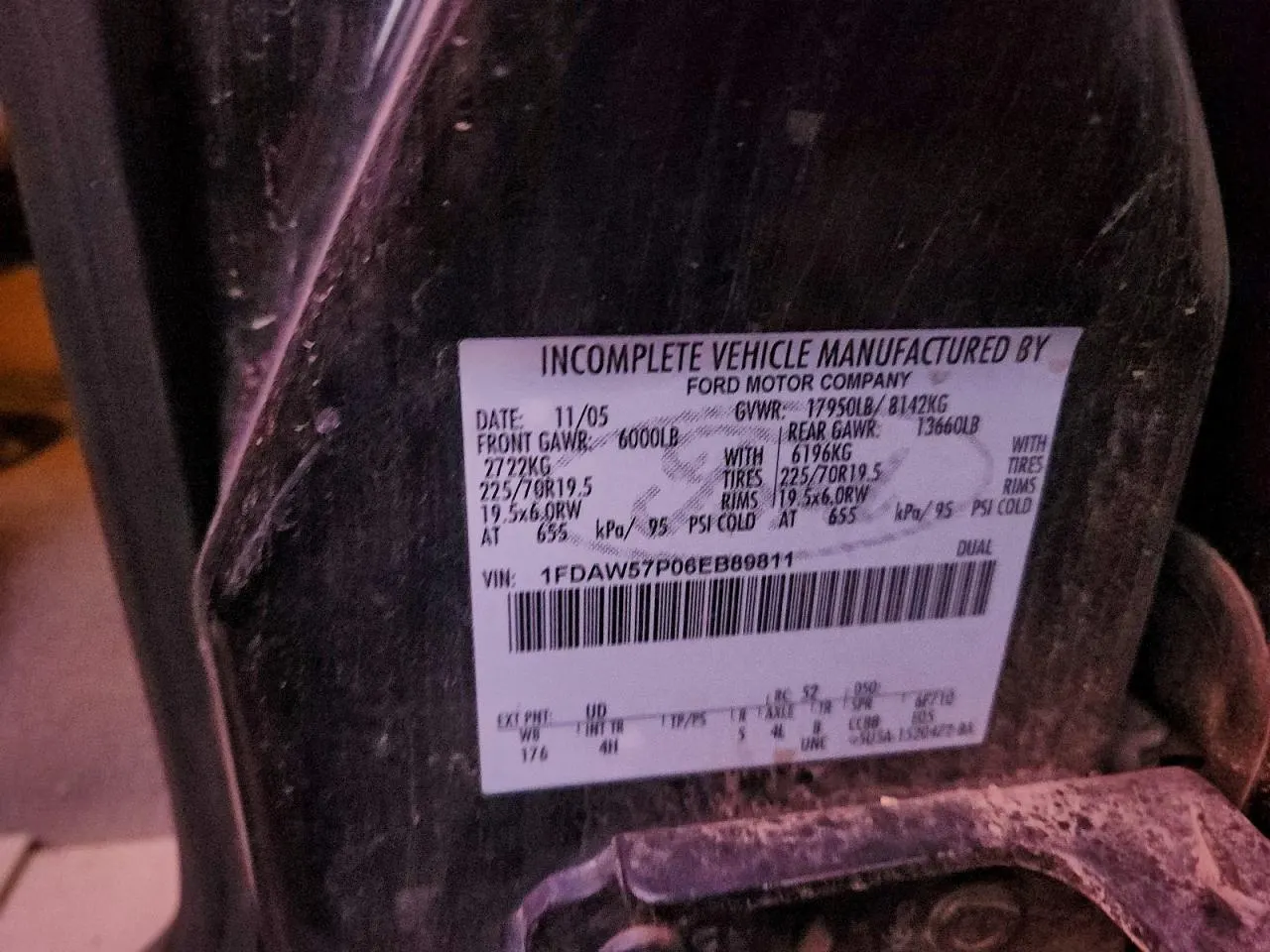 2006 Ford F-550 SUPER DUTY