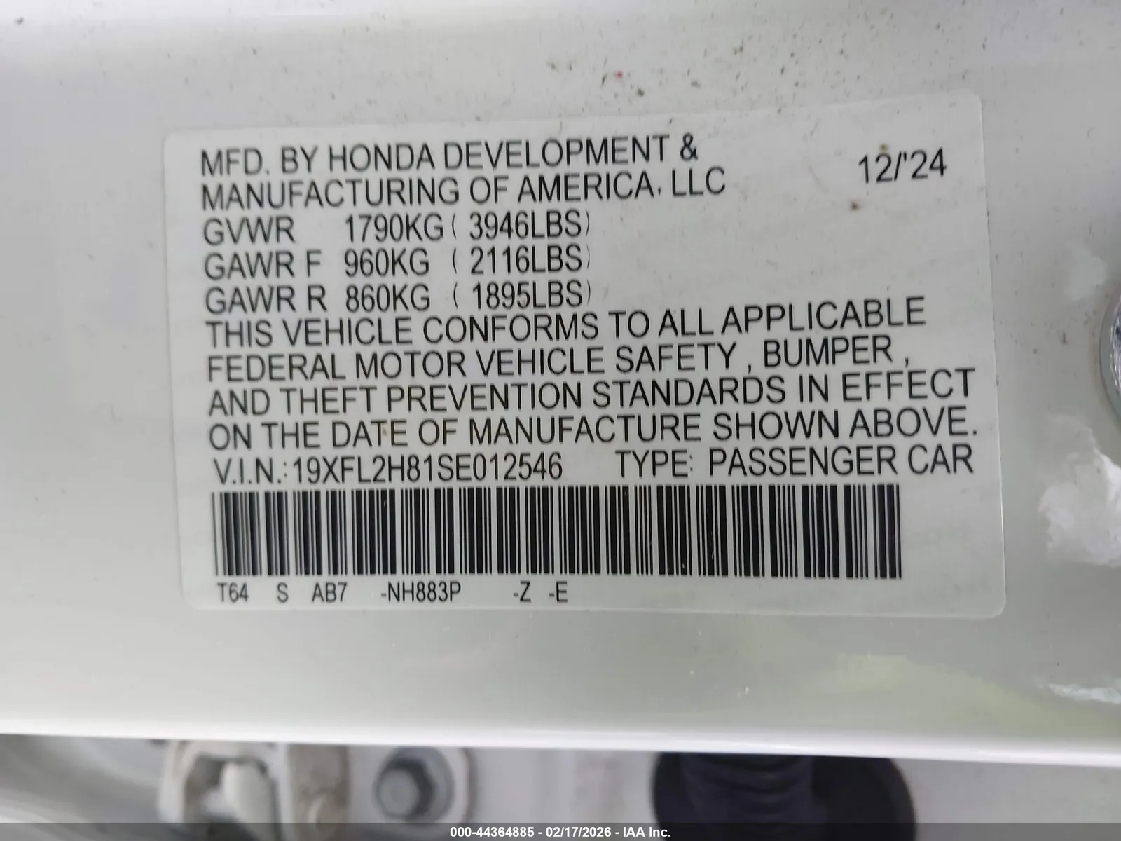2025 Honda Civic Hatchback Sport