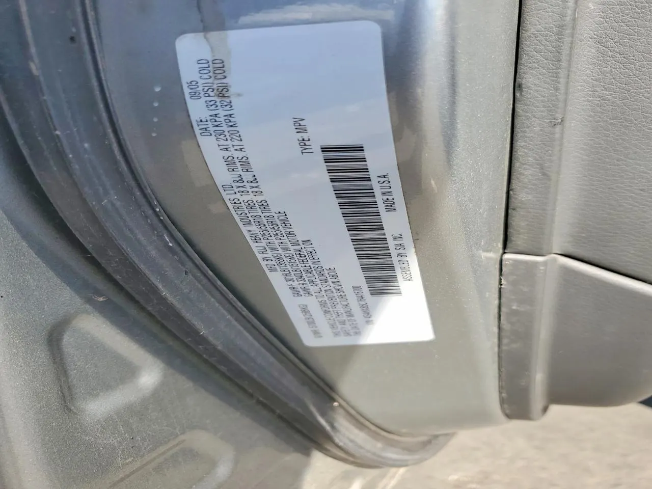 2006 Subaru B9 Tribeca 7-Pass