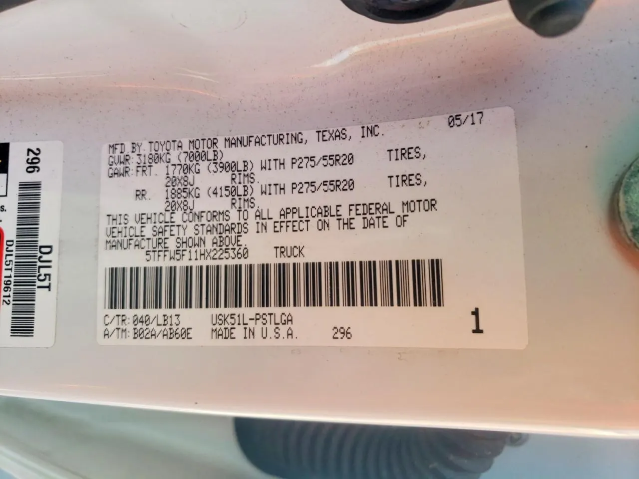 2017 Toyota Tundra 2WD Limited