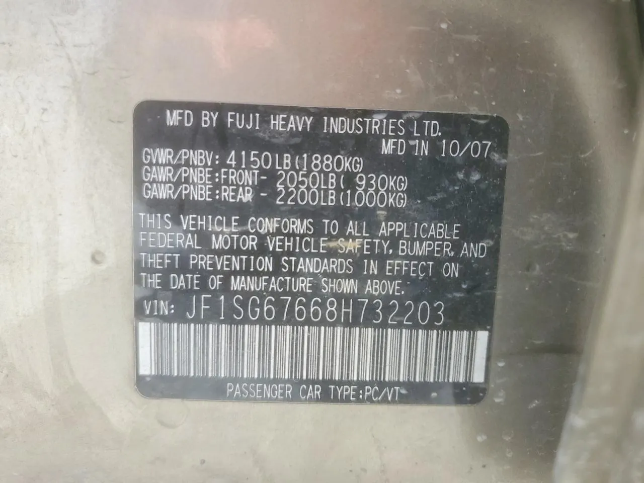 2008 Subaru Forester (Natl) X L.L. Bean Ed