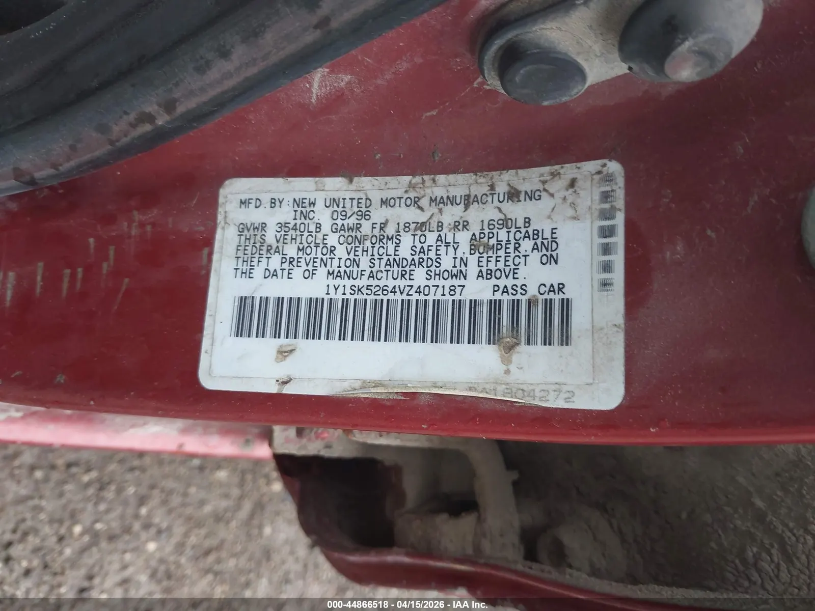 1997 Geo Prizm