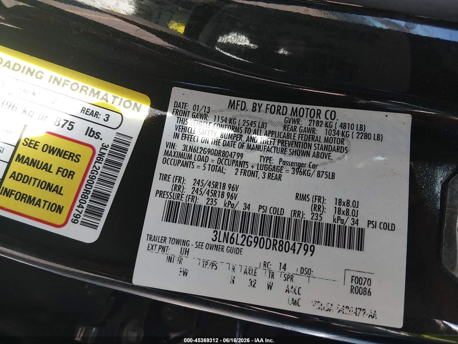 2013 Lincoln MKZ