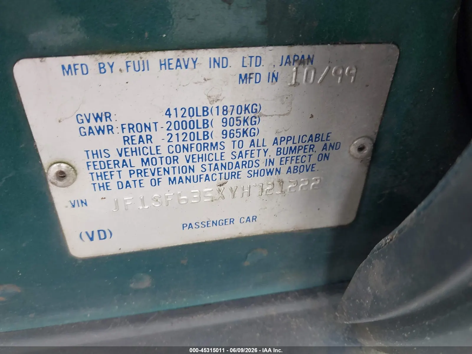 2000 Subaru Forester L