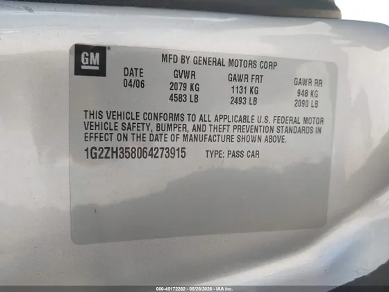 2006 Pontiac G6 GT