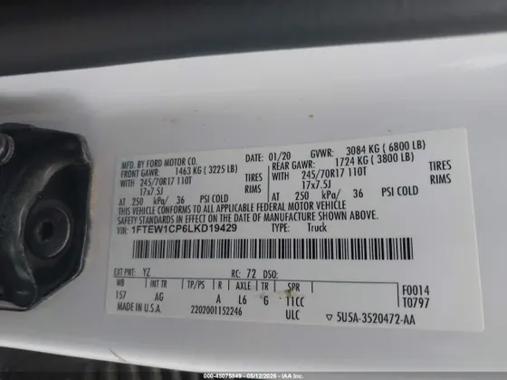 2020 Ford F-150 XLT