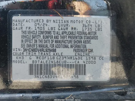 2024 Nissan Versa S