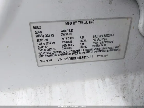 2020 Tesla Model Y Long Range