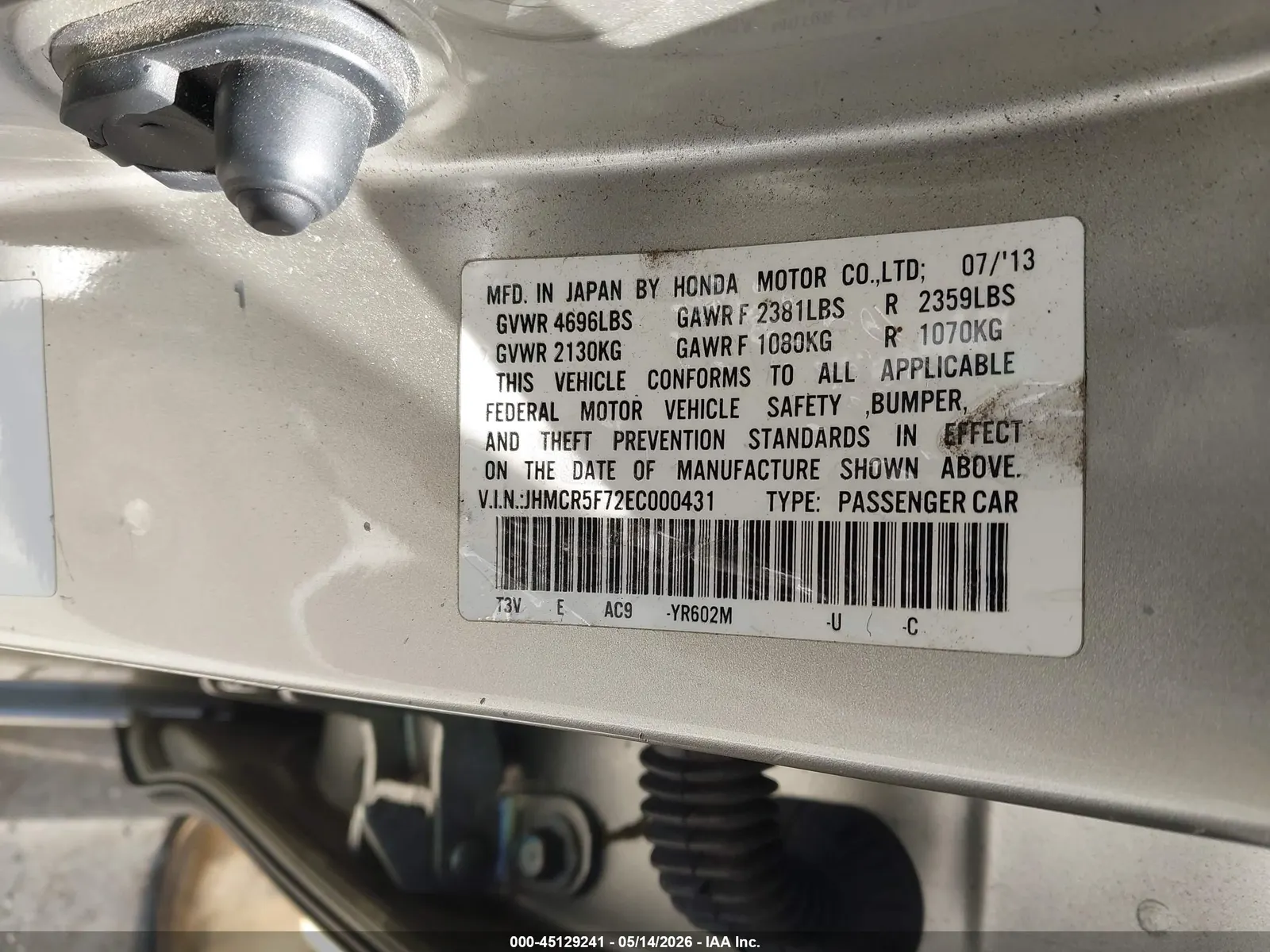 2014 Honda Accord Plug-in Hybrid