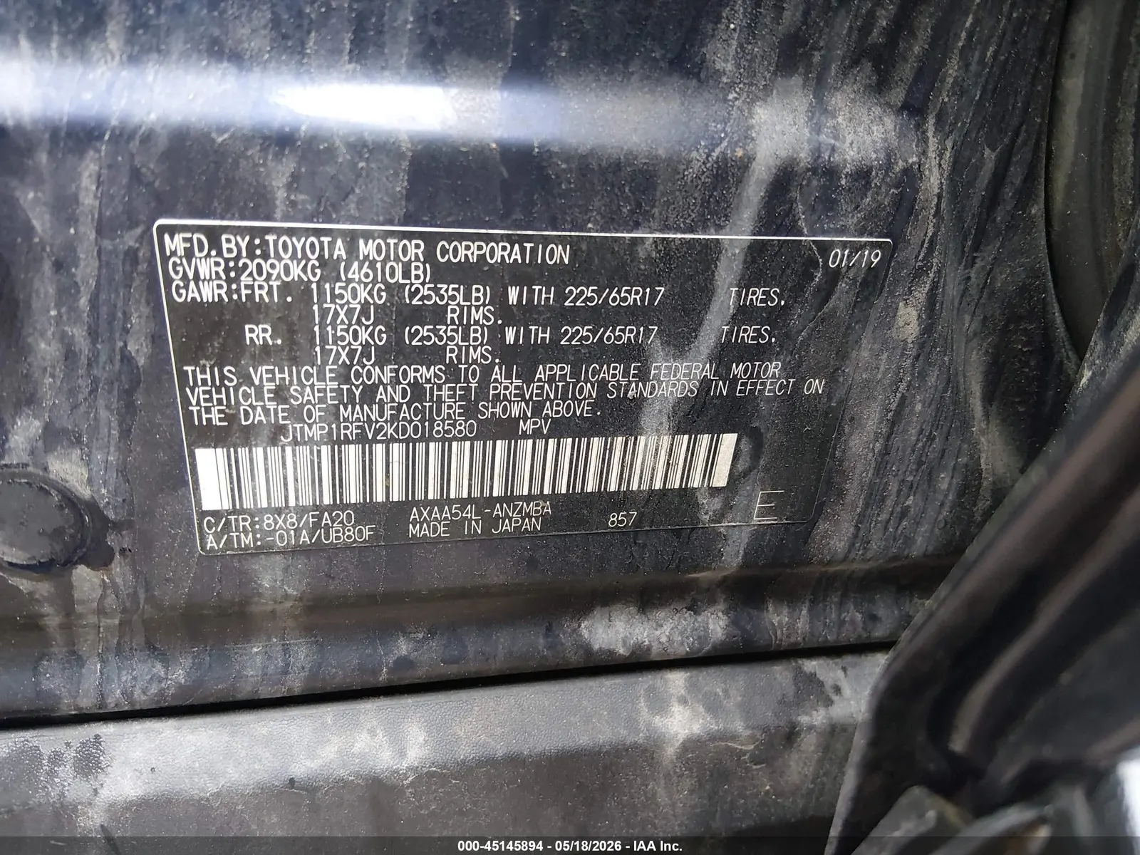 2019 Toyota RAV4 XLE