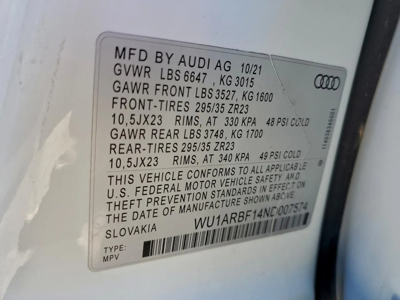 2022 Audi RS Q8