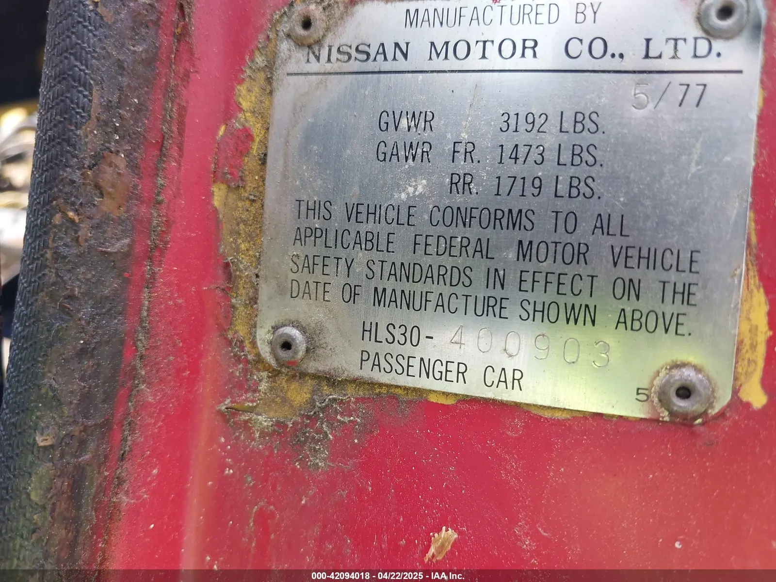 1977 Datsun 280ZX