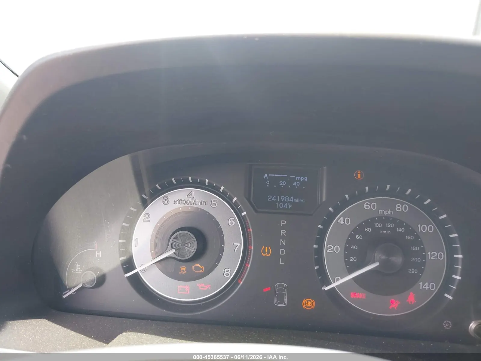 2012 Honda Odyssey Touring