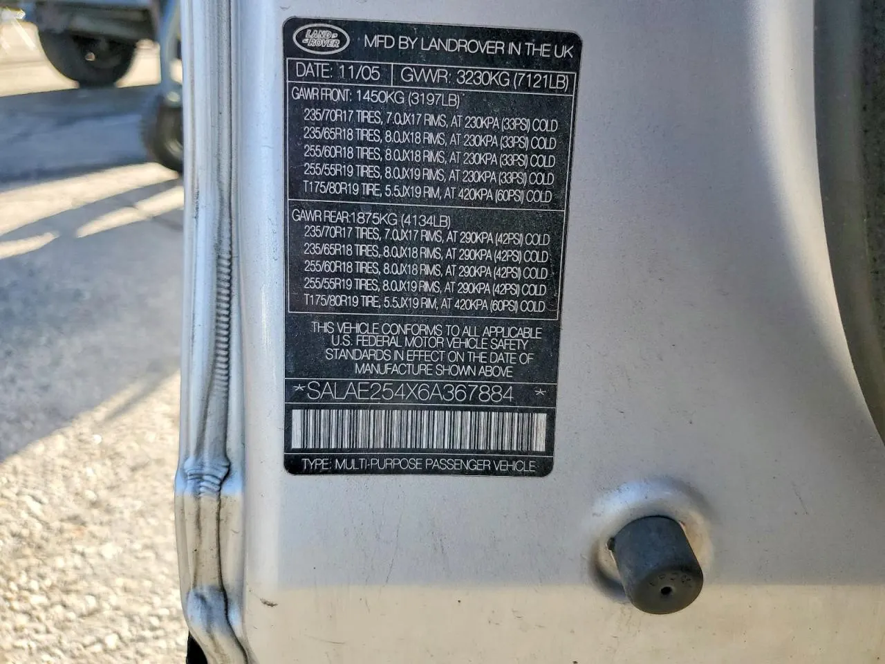 2006 Land Rover LR3 SE