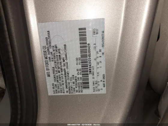 2004 Mercury Monterey Convenience