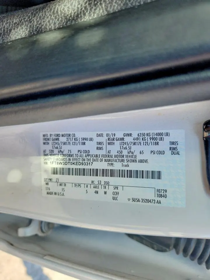 2019 Ford Super Duty F-350 DRW XL