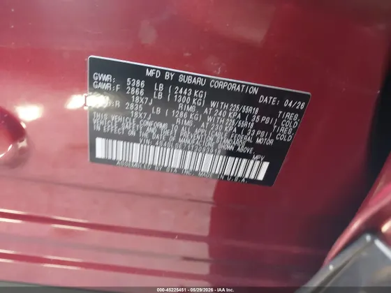2026 Subaru Forester PREMIUM