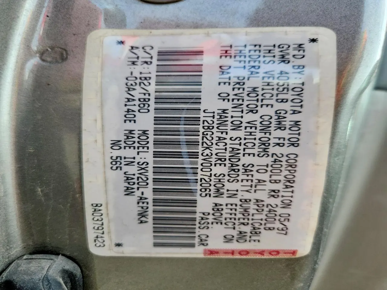 1997 Toyota Camry LE