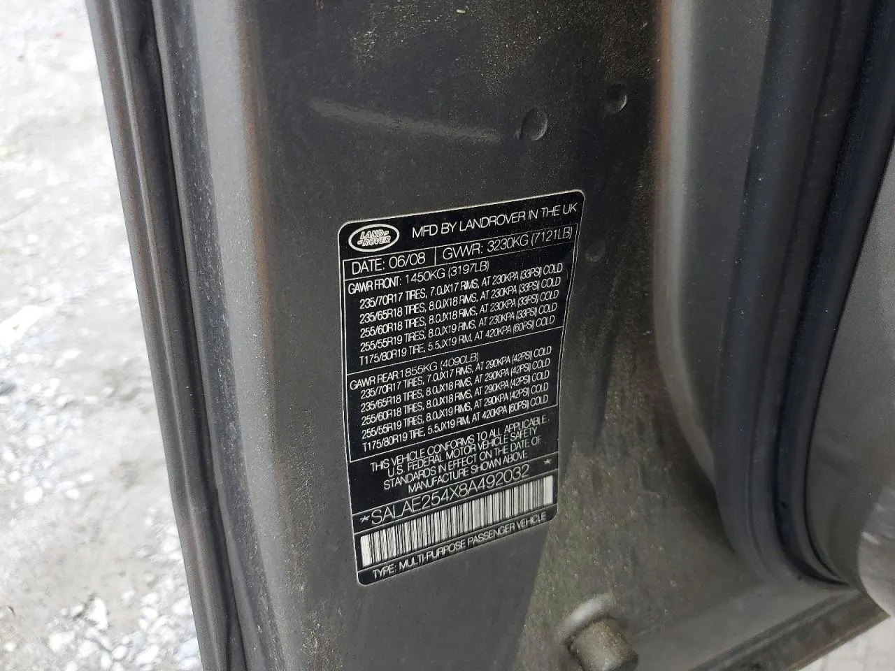 2008 Land Rover LR3 SE