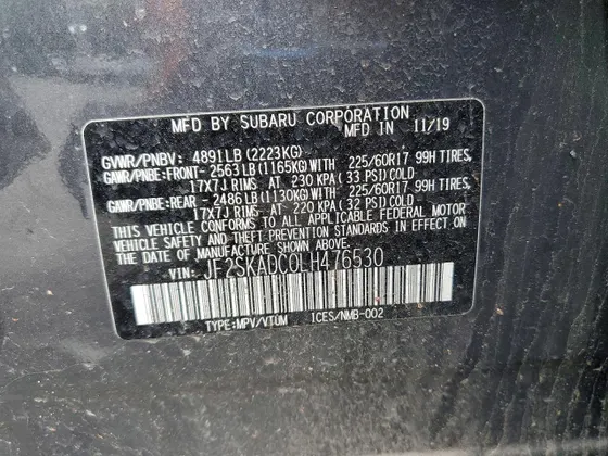 2020 Subaru Forester