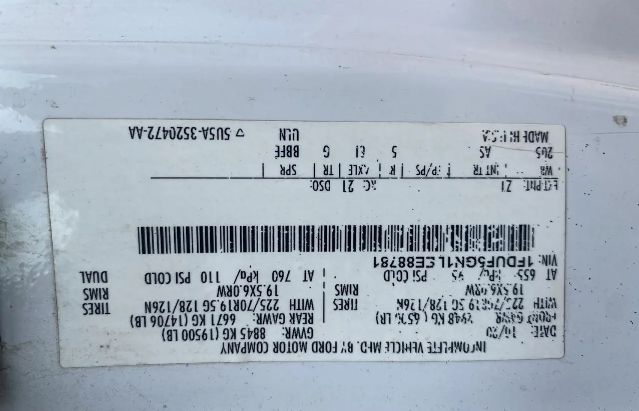 2020 Ford F-550 SUPER DUTY