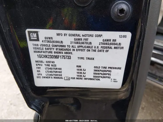 2006 Chevrolet Silverado 2500HD LT3