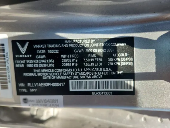 2023 VinFast VF 8 Eco