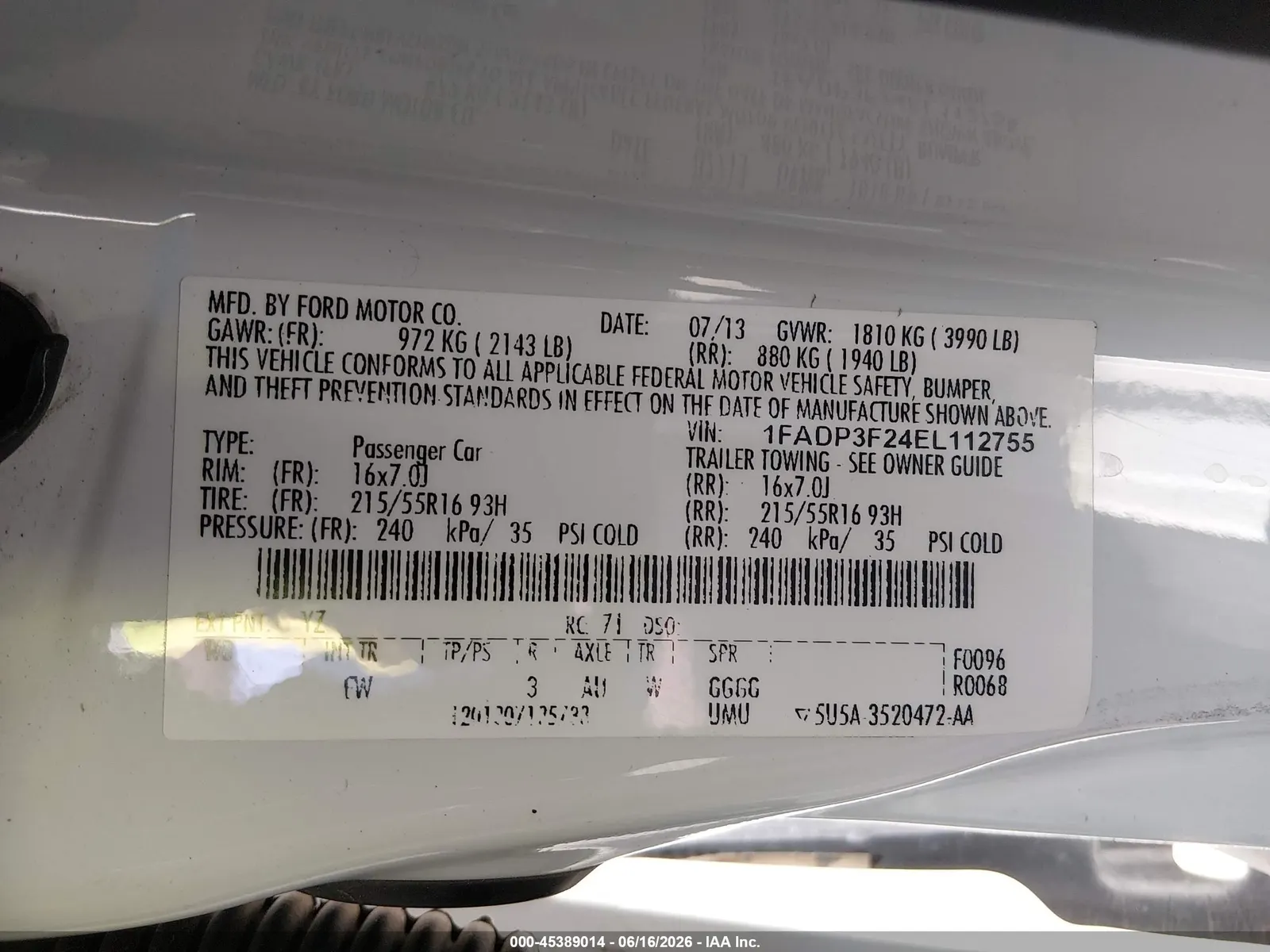 2014 Ford Focus SE