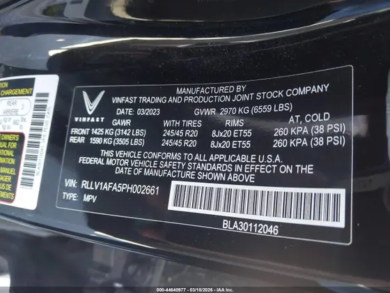 2023 VinFast VF 8 Plus