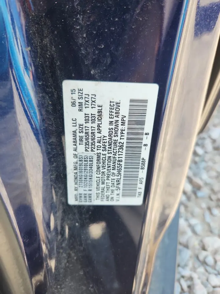 2015 Honda Odyssey EX-L