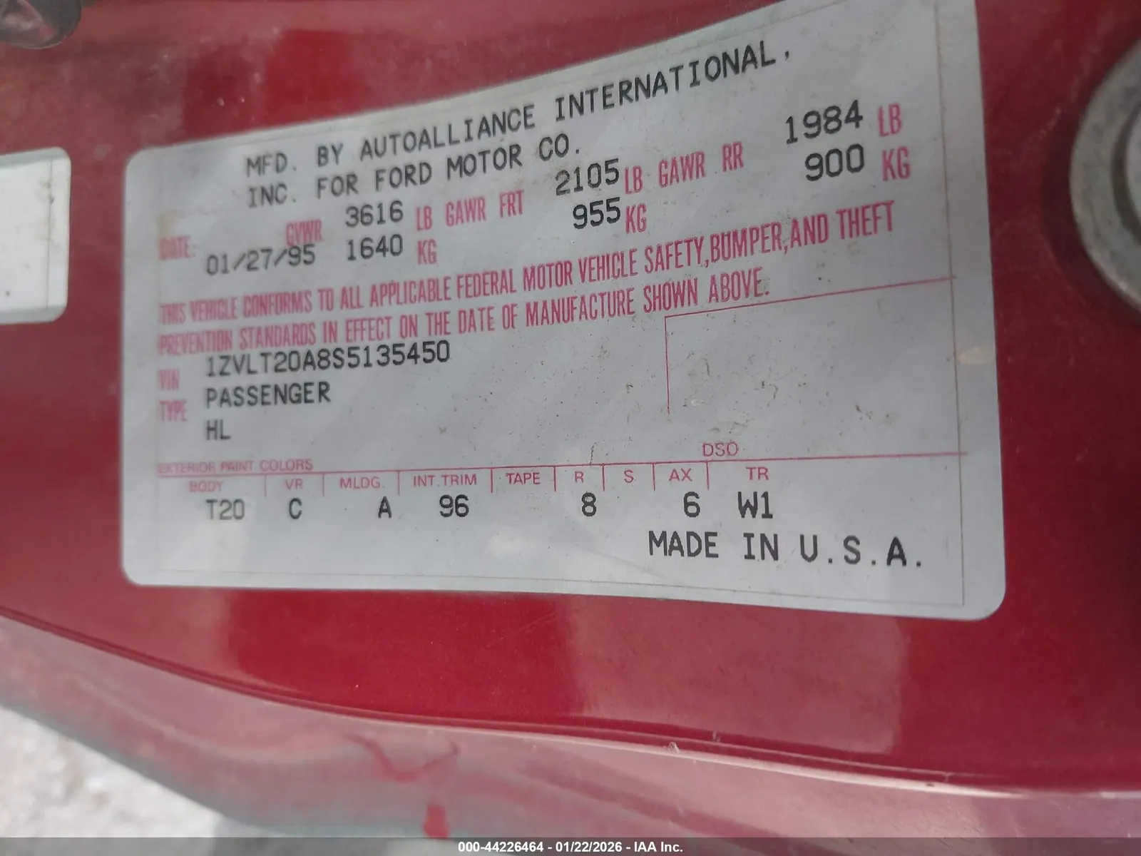 1995 Ford Probe SE