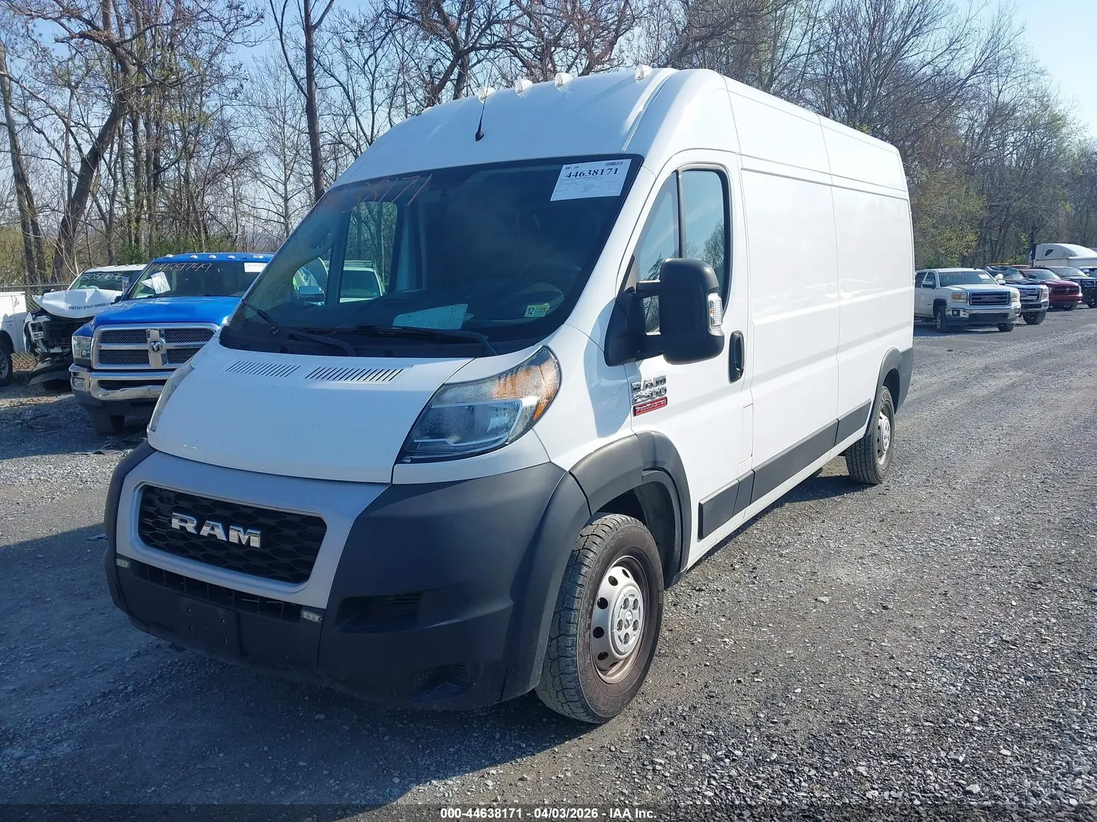 2021 Ram ProMaster HIGH ROOF 159 WB