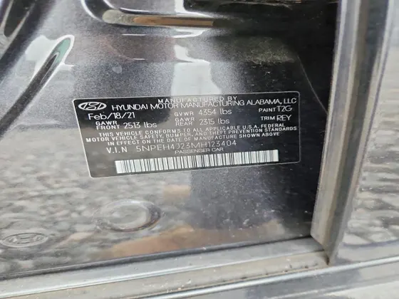 2021 Hyundai Sonata Limited