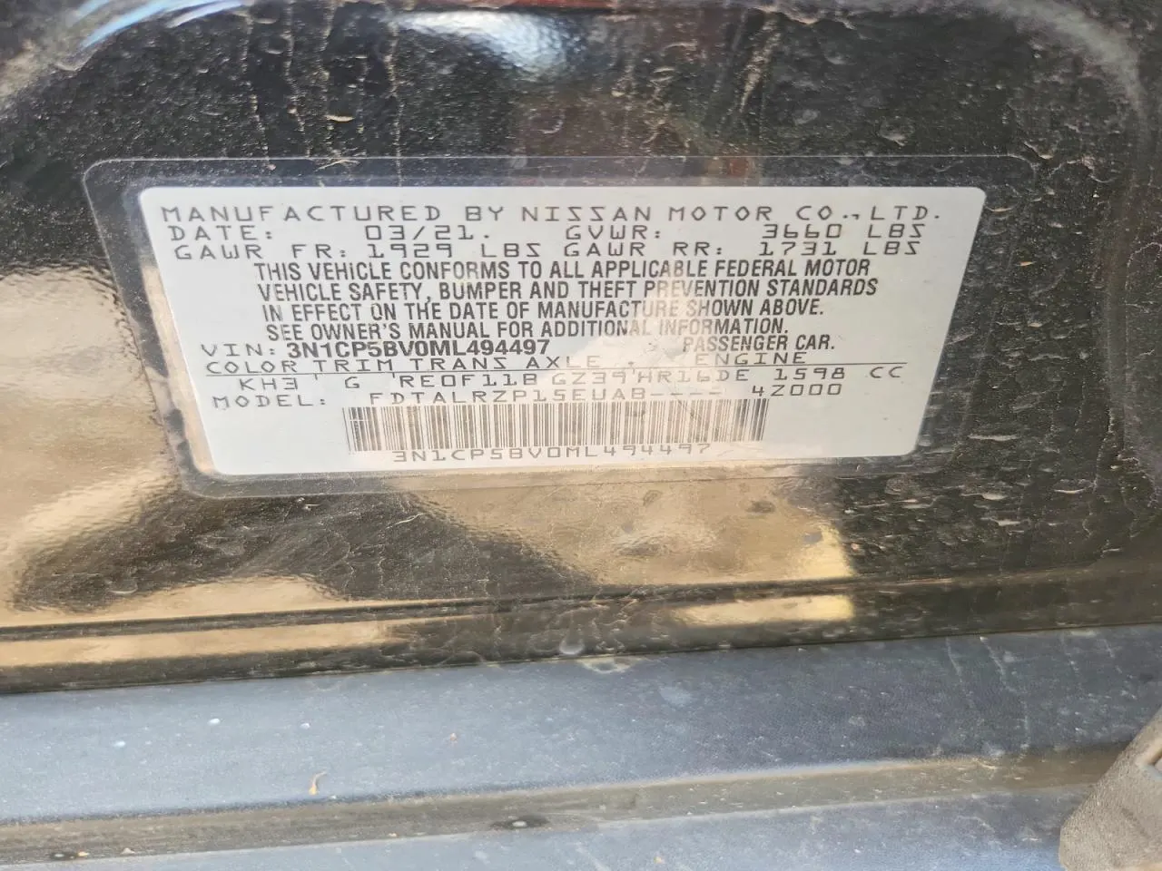 2021 Nissan Kicks S