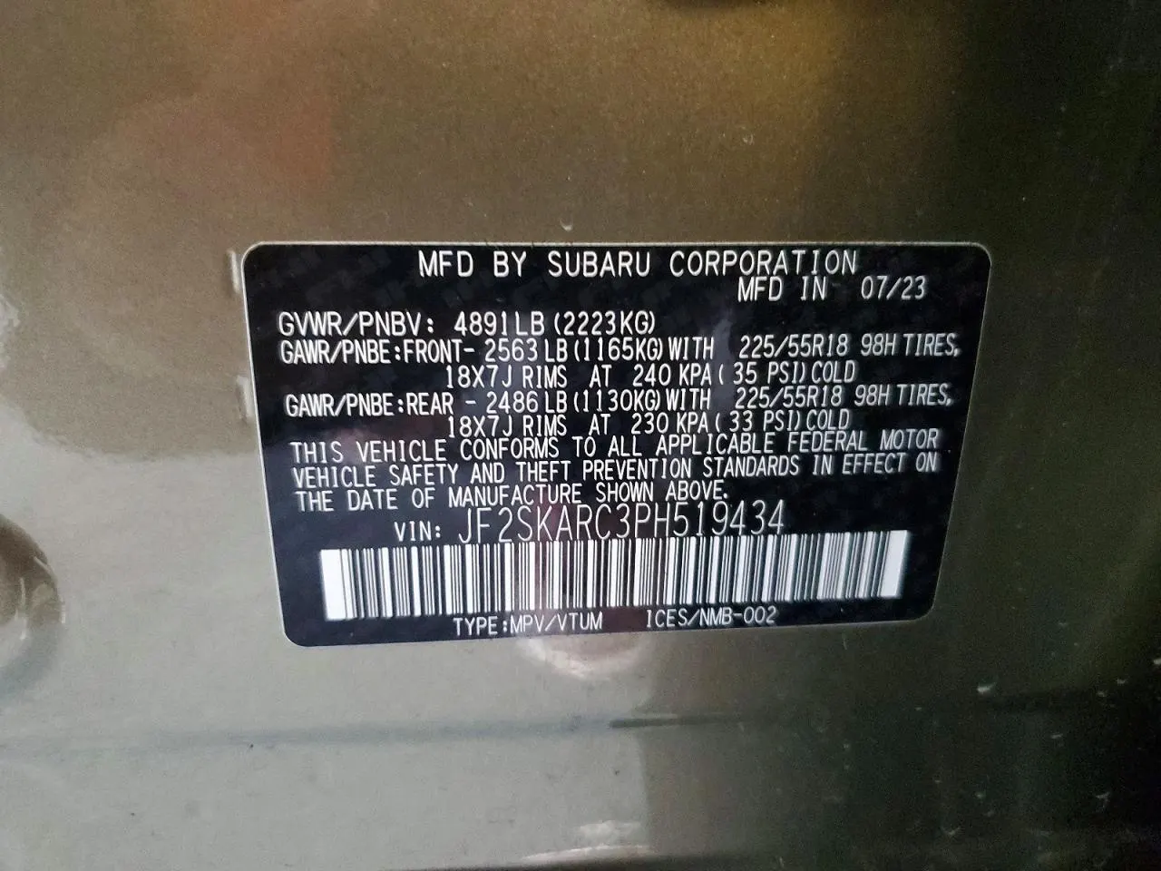 2023 Subaru Forester Touring