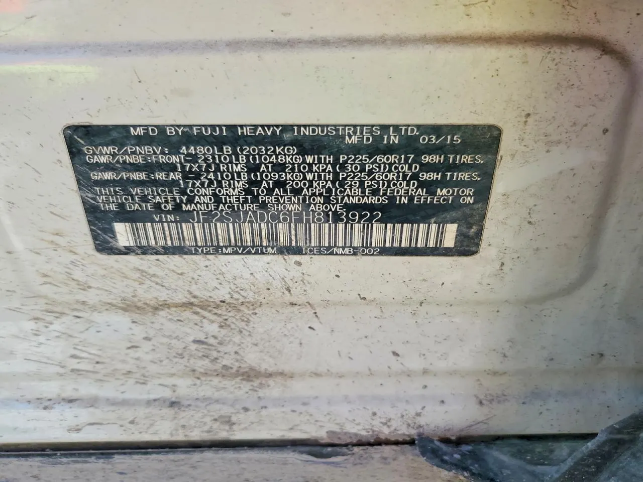 2015 Subaru Forester 2.5i Premium