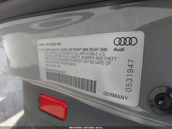 2022 Audi S5 Sportback Prestige