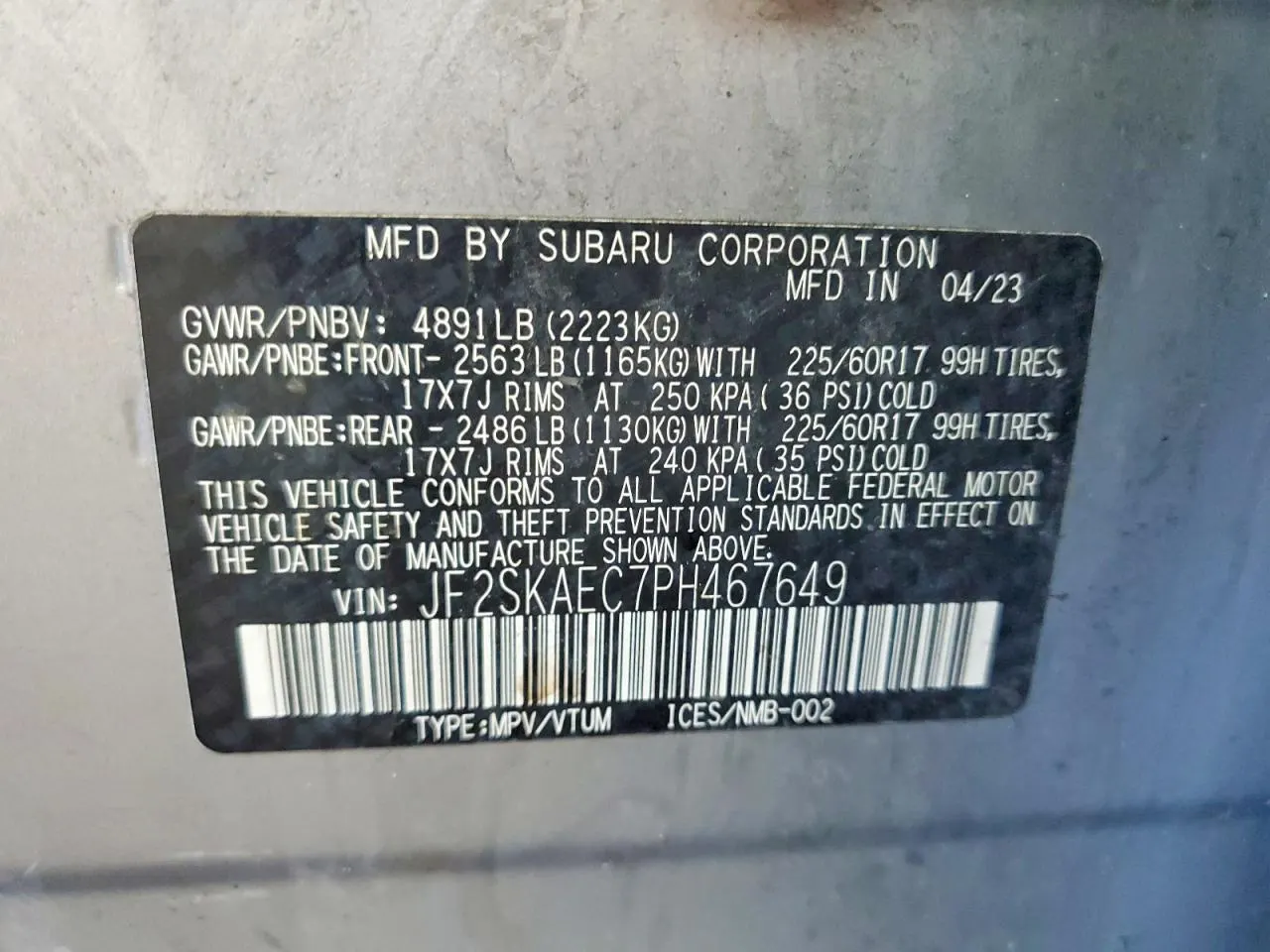 2023 Subaru Forester Premium