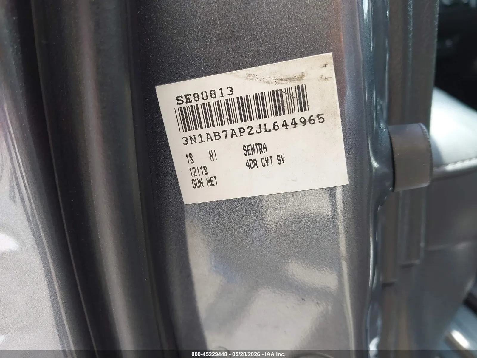 2018 Nissan Sentra SV