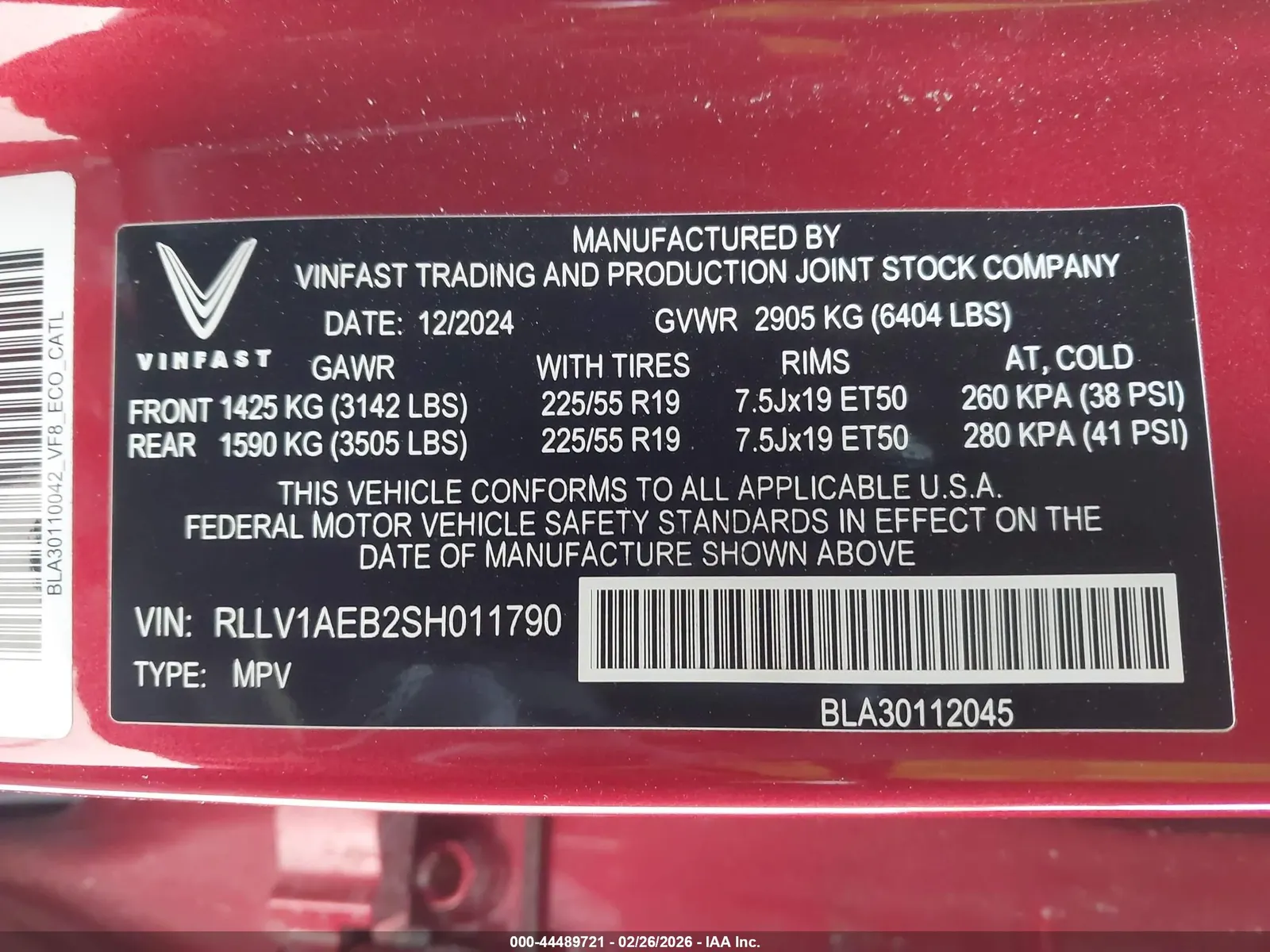 2025 VinFast VF 8 Eco