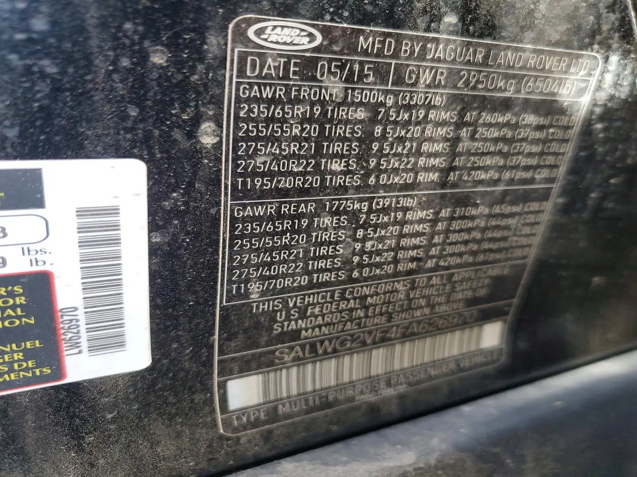 2015 Land Rover Range Rover Sport HSE