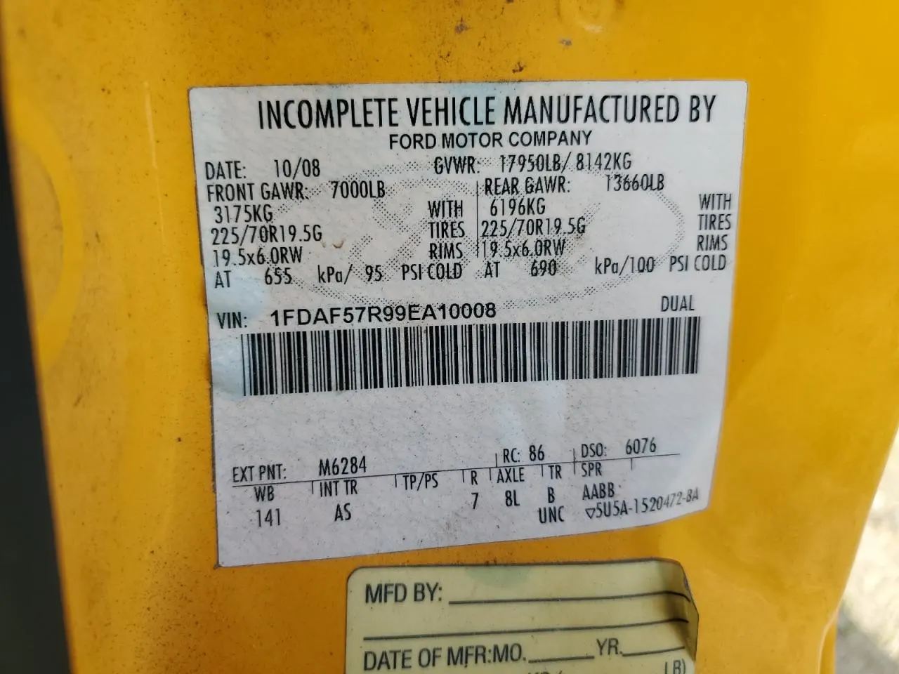 2009 Ford F-550 SUPER DUTY