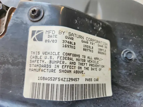 2004 Saturn ION ION 1